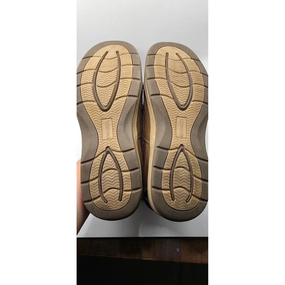 Magellan Outdoors Mens Brown Leather Boat Shoes Loafers FWMFMC2056 Size 10D